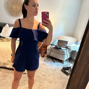 Royal blue romper